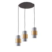 Hængelampe 22144 3 lyskilder Ø 45 cm guld/krom