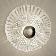 Pietro LED-væglampe, rund form, sølv