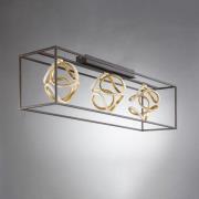 Gesa LED-loftlampe med metalbur