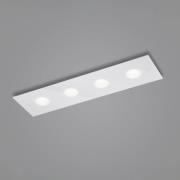 Helestra Nomi LED-loftlampe 75x21cm dim hvid
