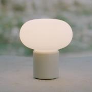 New Works genopladelig lampe Karl-Johan, lysegrå, IP65