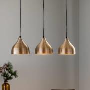 Hængelampe Tattoo 6212 3 lyskilder lineær guld