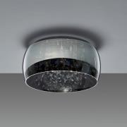 Crystel loftslampe af glas, krom, Ø 50 cm