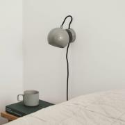 FRANDSEN væglampe Ball Magnet, grå blank