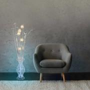 Anton LED-gulvlampe, RGB-farveskift, vase-look