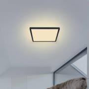 Sapana LED-loftlampe, kantet, kan dæmpes, sort
