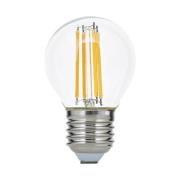 LED-pære E27 G45 4,5 W filament klar 827, dæmpes