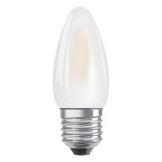 OSRAM LED-kertepære E27 4W Classic B 2.700K mat