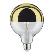 LED-lampe E27 G125 827 6,5W Hovedspejl guld
