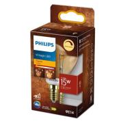 Philips LED Classic E14 P45 2,6 W 1.800 K guld dim