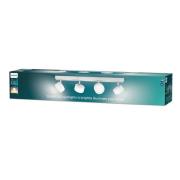 Philips Bracia LED-loftspot 4 lyskilder, hvid