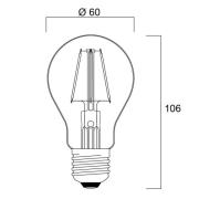 Sylvania ToLEDo Retro LED-pære E27 4,1W orange