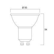 Sylvania LED-reflektor GU10 2W 3.000 K 360 lm