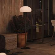 Sponge LED-terrasselampe, sort/hvid, metal, IP65