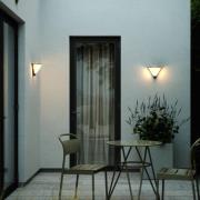 Noorstad udendørs væglampe, sort, plast, E27