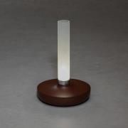 Biarritz LED-bordlampe IP54, batteri CCT rustbrun