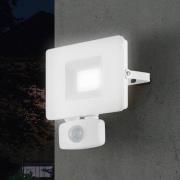 Faedo 3 udendørs LED-spot med sensor, hvid, 20 W
