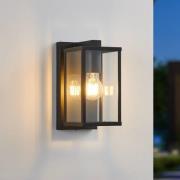 EGLO Budrone udendørs væglampe, sort/klar