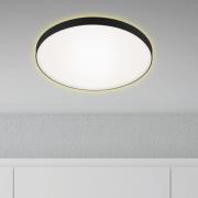 LED-loftlampe Flet med baggrundsbelysning, Ø 35,5 cm