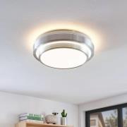 Lindby Naima LED-loftlampe i alu, rund, 34 cm