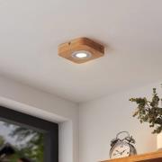 Lindby Mikari LED-loftlampe af træ, 1 lyskilde