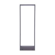 Lindby Luitgard LED-gadelampe lavet af aluminium 60 cm