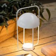 Jellyfish bordlampe, bærbar, med batteri, hvid