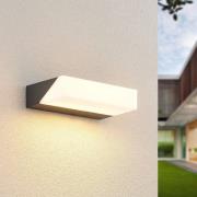 Lucande udendørs LED-væglampe Golnar, antracit, 25 cm