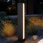 Lucande LED-gadelampe Lirka, 2 lyskilder, antracit, aluminium