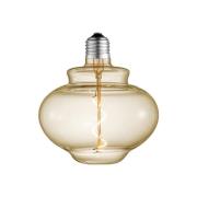 Lucande LED-pære E27 Ø16cm 4W 2700K ravfarvet
