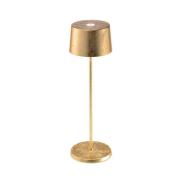 Zafferano Olivia 3K genopladelig bordlampe guld