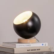 Envostar Arvid bordlampe træfod skærm sort