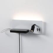 Paulmann LED-væglampe Serra, venstre side, USB-C-port