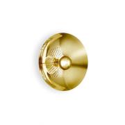 Væglampe Wanted, stik, jern, guld, Ø 32 cm