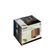 Calex LED udendørs væglampe oval, op/ned, højde 10 cm, rustbrun