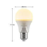 LED-pære E27 A60 11 W hvid 2.700 K sæt med 10 stk