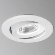 Agon Rund LED-indbygningsspot 3.000K 40° hvid