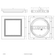 EVN ALQ LED-panel hvid 15W 30x30cm 3,000K