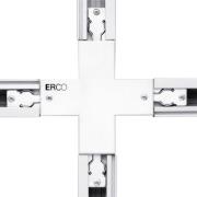 ERCO krydskonnektor til 3-fase skinner, hvid