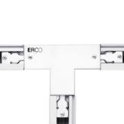 ERCO 3-faset T-konnektor jordledning højre, hvid
