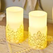 Pauleen Cosy Charm Candle LED-lys, sæt med 2 voks