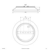 EVN Catino LED-loftslampe, sensor, 40 cm