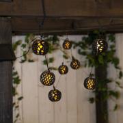 LED-lyskæde solcelle Flame med flamme effekt