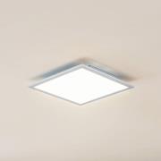 Lindby LED-panel Enja, hvid, aluminium, 39,5 cm x 39,5 cm