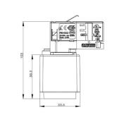 3-fase skinne D Adapter til ledningsudtag, hvid, 1380 W