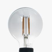 Prios Smart LED-kuglelampe E27 røggrå 4,9 W Tuya WLAN