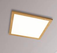 Quitani Aurinor LED-panel, naturligt egetræ, 68 cm