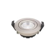 LED-indbygningsspot Diled, Ø 8,5 cm, 6 W, Dim-To-Warm, stål