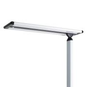 Prios Zyair LED-gulvlampe til kontor, sølv 59,7 cm