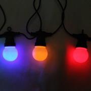 LED-lyskæde Nirvana, 20 lys, farverig, IP44